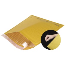 Kraft Self-Seal Bubble Mailers w/Tear Strip
