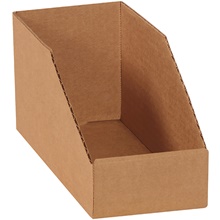 Kraft Bin Boxes - 9" Deep