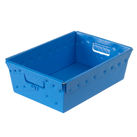18 x 13 x 6" Blue Space Age Totes