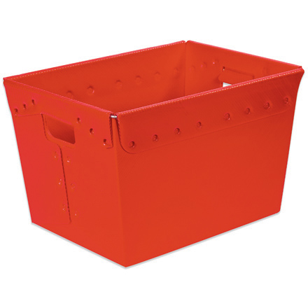 18 x 13 x 12" Red Space Age Totes