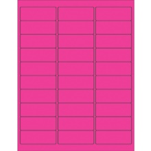 Fluorescent Removable Rectangle Laser Labels