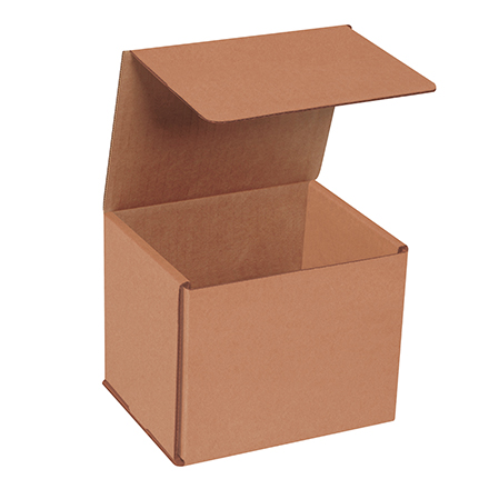 6 x 5 x 5" Kraft Corrugated Mailers