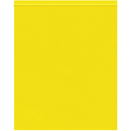 10 x 12" - 2 Mil Yellow Reclosable Poly Bags