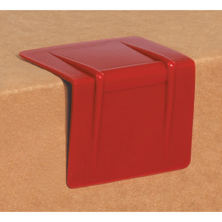 2 <span class='fraction'>1/2</span> x 2" - Red Plastic Strap Guards