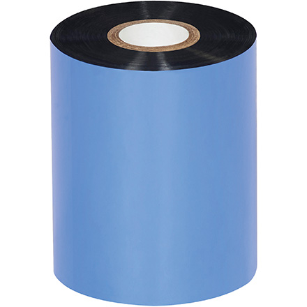 3.54" x 1476' Black Thermal Transfer Ribbons - Wax