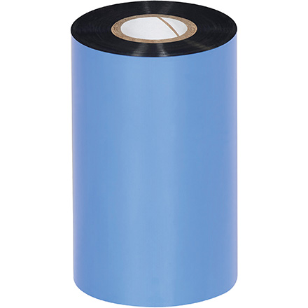 4.02" x 984' Black Thermal Transfer Ribbons - Wax