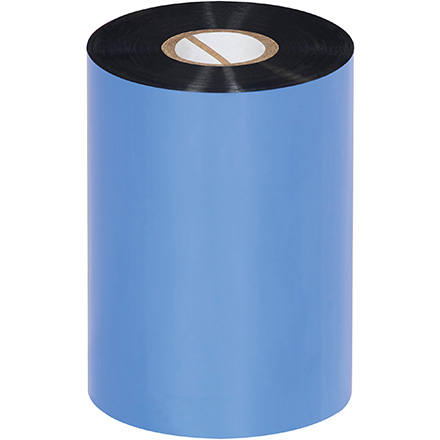 4.02" x 1476' Black Thermal Transfer Ribbons - Wax