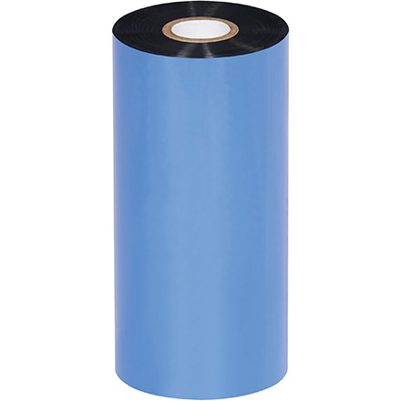 6.02" x 1476' Black Thermal Transfer Ribbons - Wax