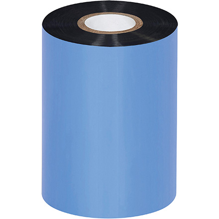 3.50" x 1181' Black Thermal Transfer Ribbons - Wax