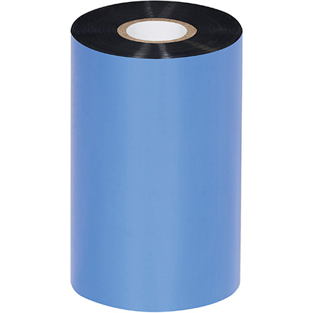 4.33" x 1181' Black Thermal Transfer Ribbons - Wax