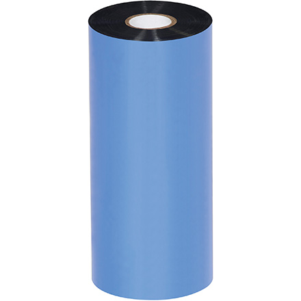 6.50" x 1476' Black Thermal Transfer Ribbons - Wax/Resin
