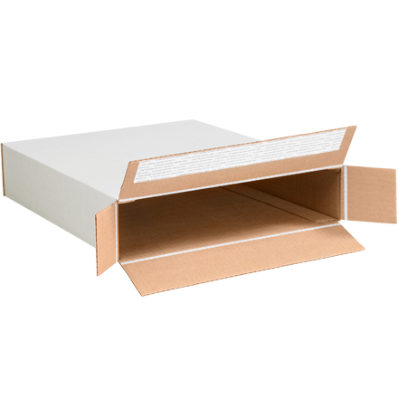 12 1/2 x 3 x 17 1/2" FOL Self Seal White