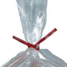 /32" Red Plastic Twist Ties (2000/Case)