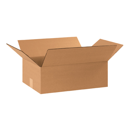 17 1/4 x 11 1/4 x 4" Flat Corrugated Boxes