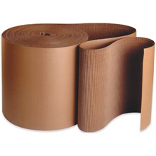' - 'B' Flute Kraft Singleface Roll - Reverse Wound Heavy Duty