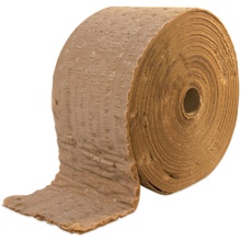 ' 1/2" Thick Kraft ecoMAX® Cellulose Wadding Slit at 24" Perf at 12"