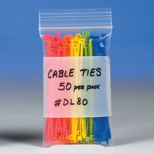 White Block Poly Bags (1000/Case)