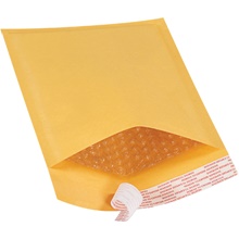 Kraft #0 Self-Seal Bubble Mailers