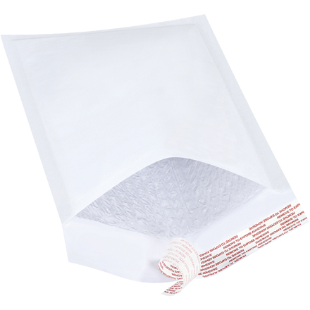 7 1/4 x 12" White #1 Self-Seal Bubble Mailers