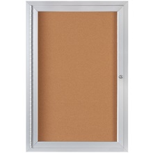 ' Enclosed Cork Board with Frame
