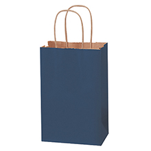 Navy Tinted Shopping Bags