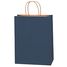 Navy Tinted Shopping Bags