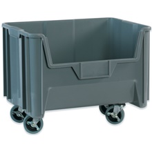 Gray Mobile Giant Bins
