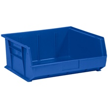 Blue Plastic Stack & Hang Bin Boxes