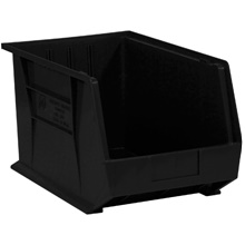 Black Plastic Stack & Hang Bin Boxes