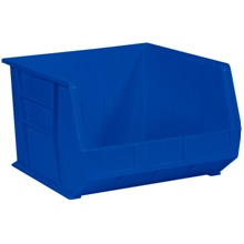Blue Plastic Stack & Hang Bin Boxes
