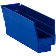 Blue Plastic Shelf Bin Boxes