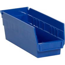 Blue Plastic Shelf Bin Boxes