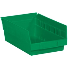 Green Plastic Shelf Bin Boxes