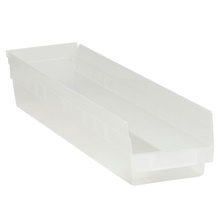 Clear Plastic Shelf Bin Boxes