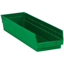 Green Plastic Shelf Bin Boxes
