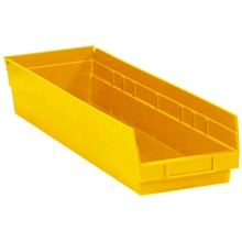 Yellow Plastic Shelf Bin Boxes
