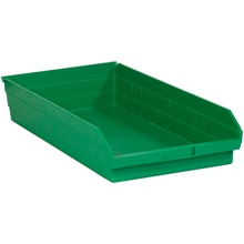 Green Plastic Shelf Bin Boxes