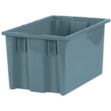 Gray Stack & Nest Containers