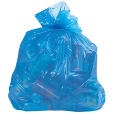 Blue Recycling Trash Liner - 55 - 60 Gallon