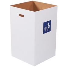 Trash Can with Waste Logo - 40 Gallon