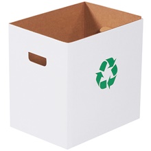Trash Cans with Recycle Logo - 7 Gallon