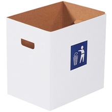 Trash Can with Waste Logo - 7 Gallon