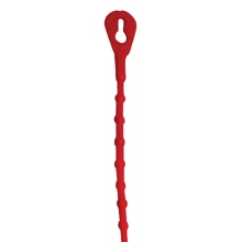 8" Beaded Security Tie - Red