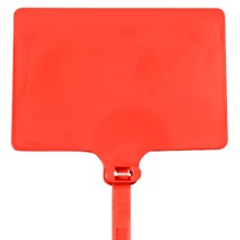 6" 120# Red Identification Cable Ties
