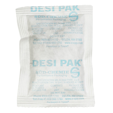 3 x 4 x 1/4" Tyvek® Clay Desiccants - 5 Gallon Pail