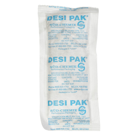 3 x 6 x 3/8" Tyvek® Clay Desiccants - 5 Gallon Pail