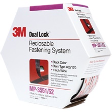 ' Black 3M™ Dual Lock™ Mini-Pack Fasteners