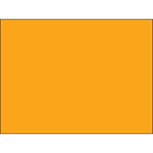 Fluorescent Orange Inventory Rectangle Labels