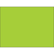 Fluorescent Green Inventory Rectangle Labels