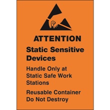 "Static Sensitive Devices" Labels